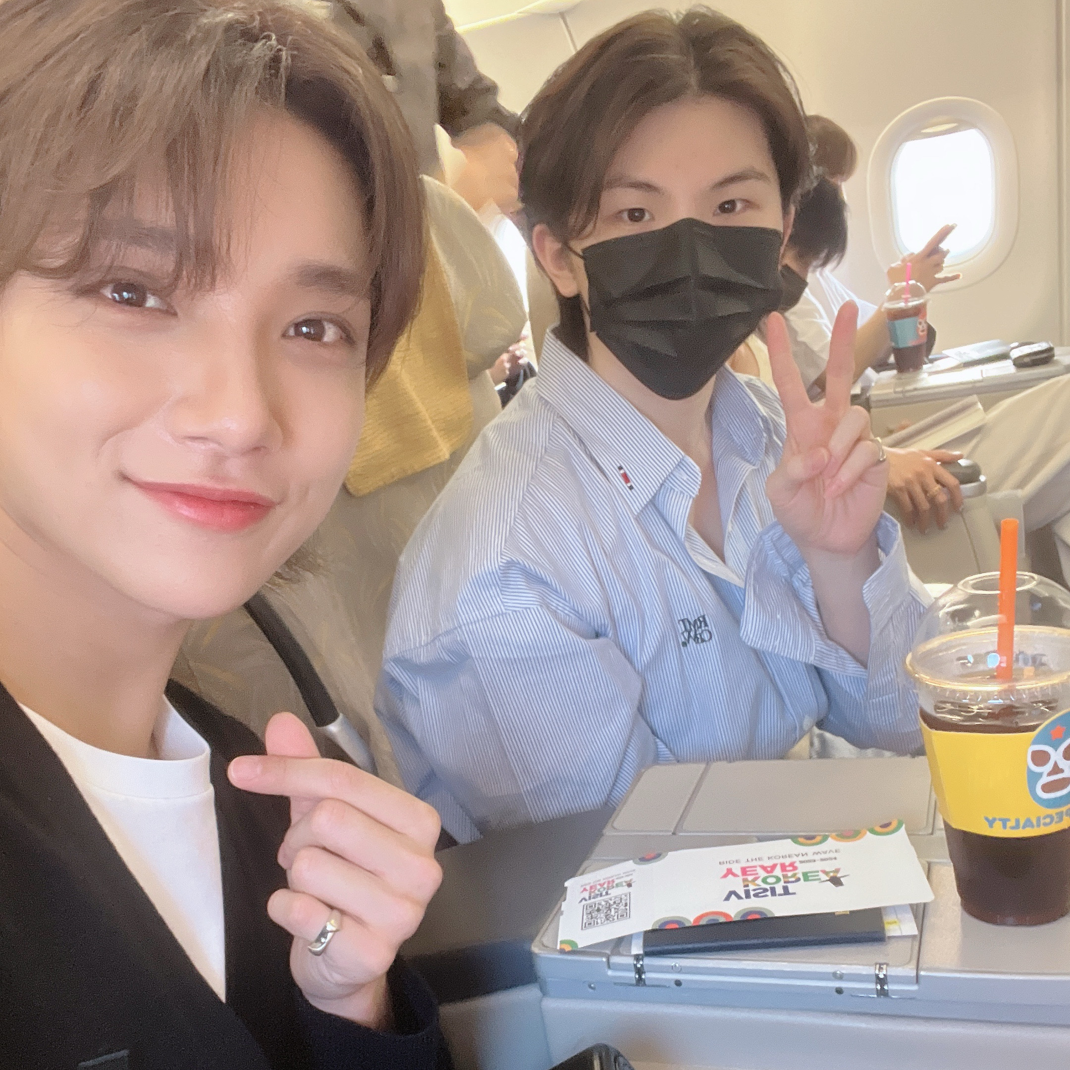 A moment captured by Joshua (SEVENTEEN)'s fan