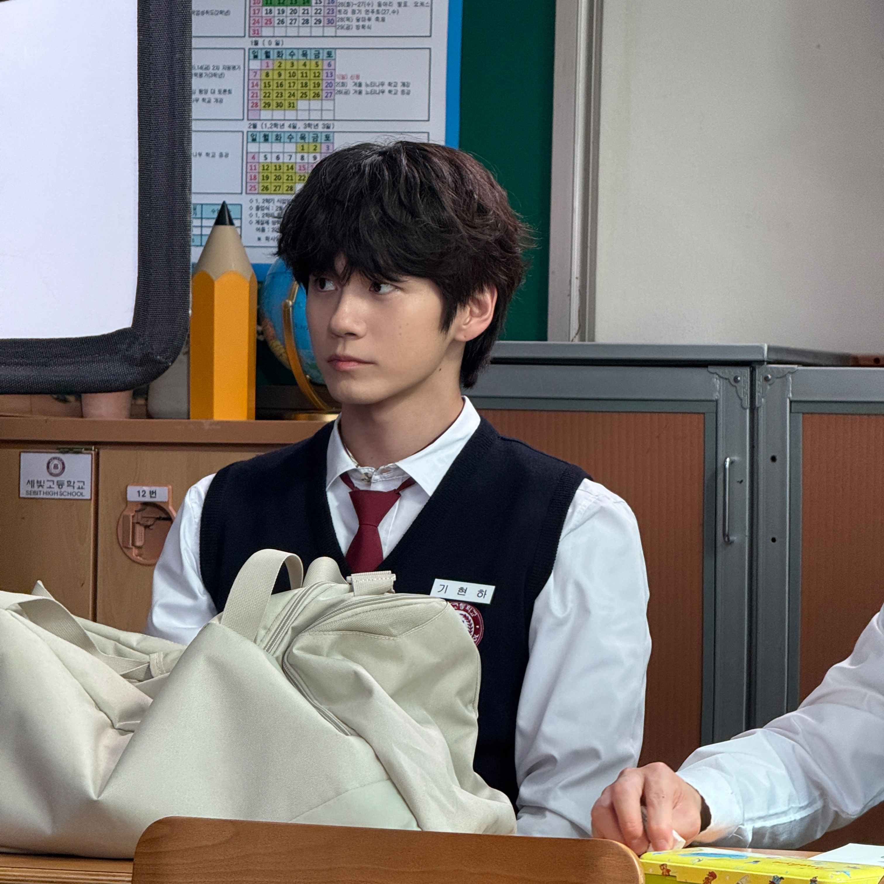 옹성우의 비하인드 컷