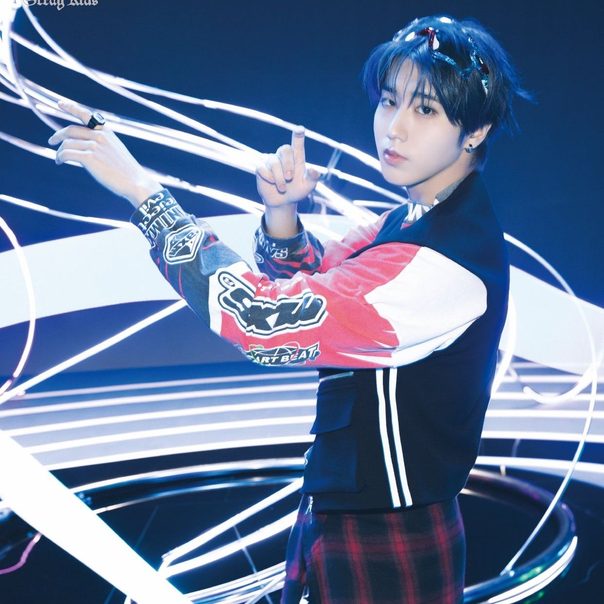 Recent activity shot of HAN (Stray Kids)
