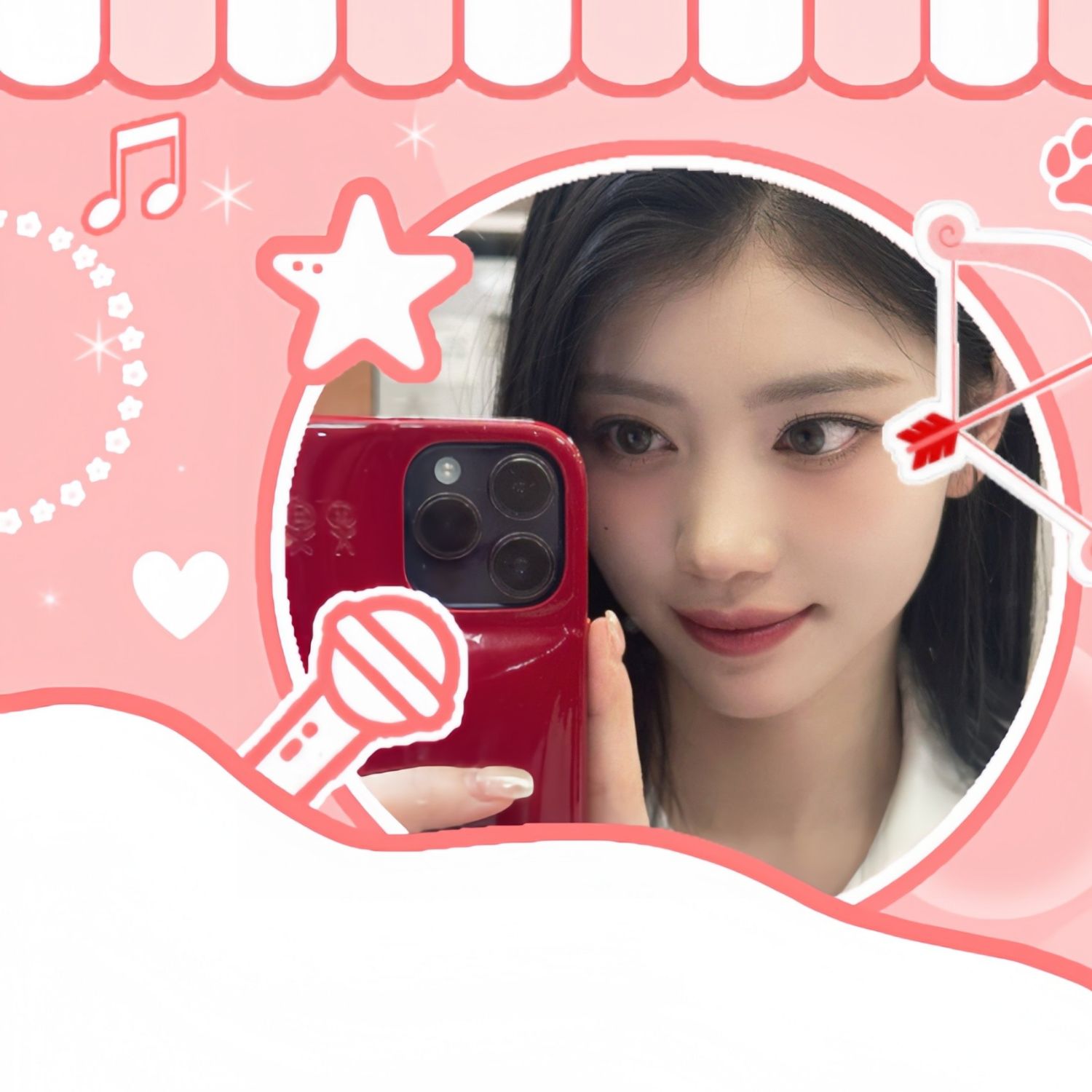A moment captured by Xiao Ting (Kep1er)'s fan