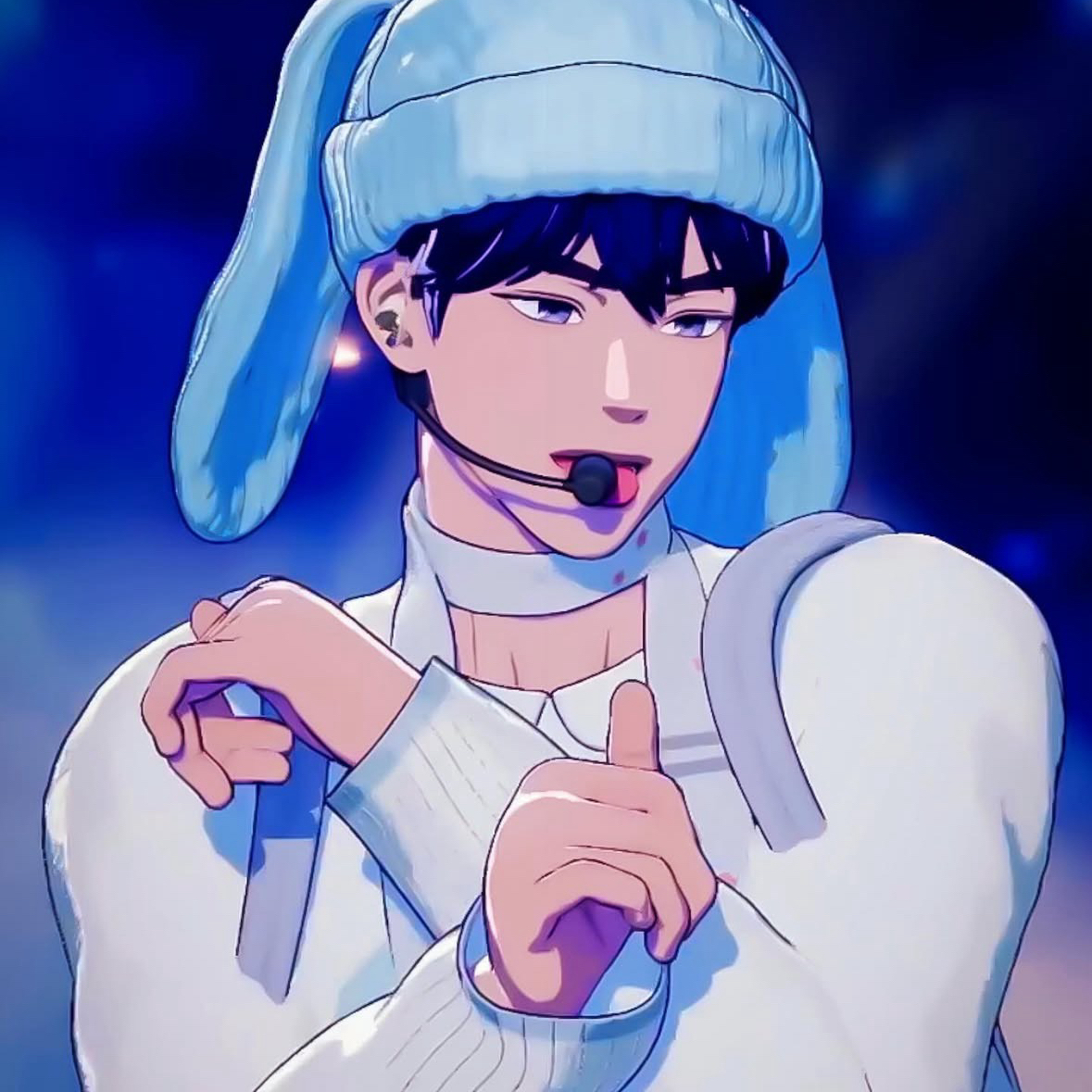 A moment captured by Yejun (PLAVE)'s fan