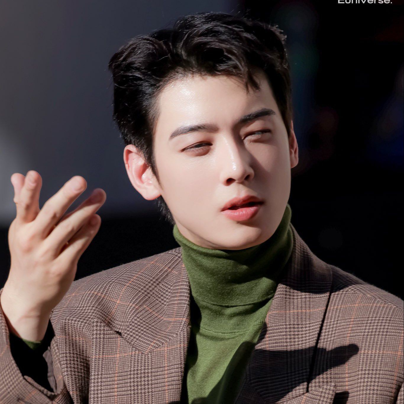 A moment captured by Eunwoo (ASTRO)'s fan