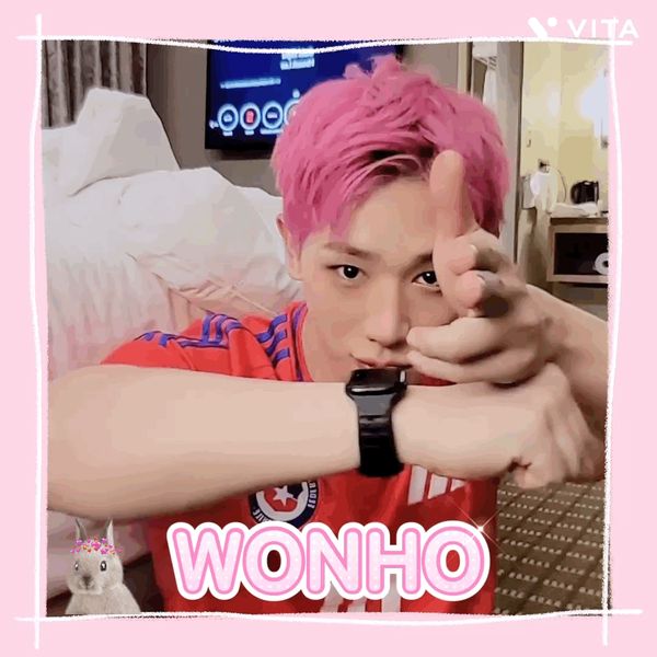 Signature photo of Wonho capturing their charm
