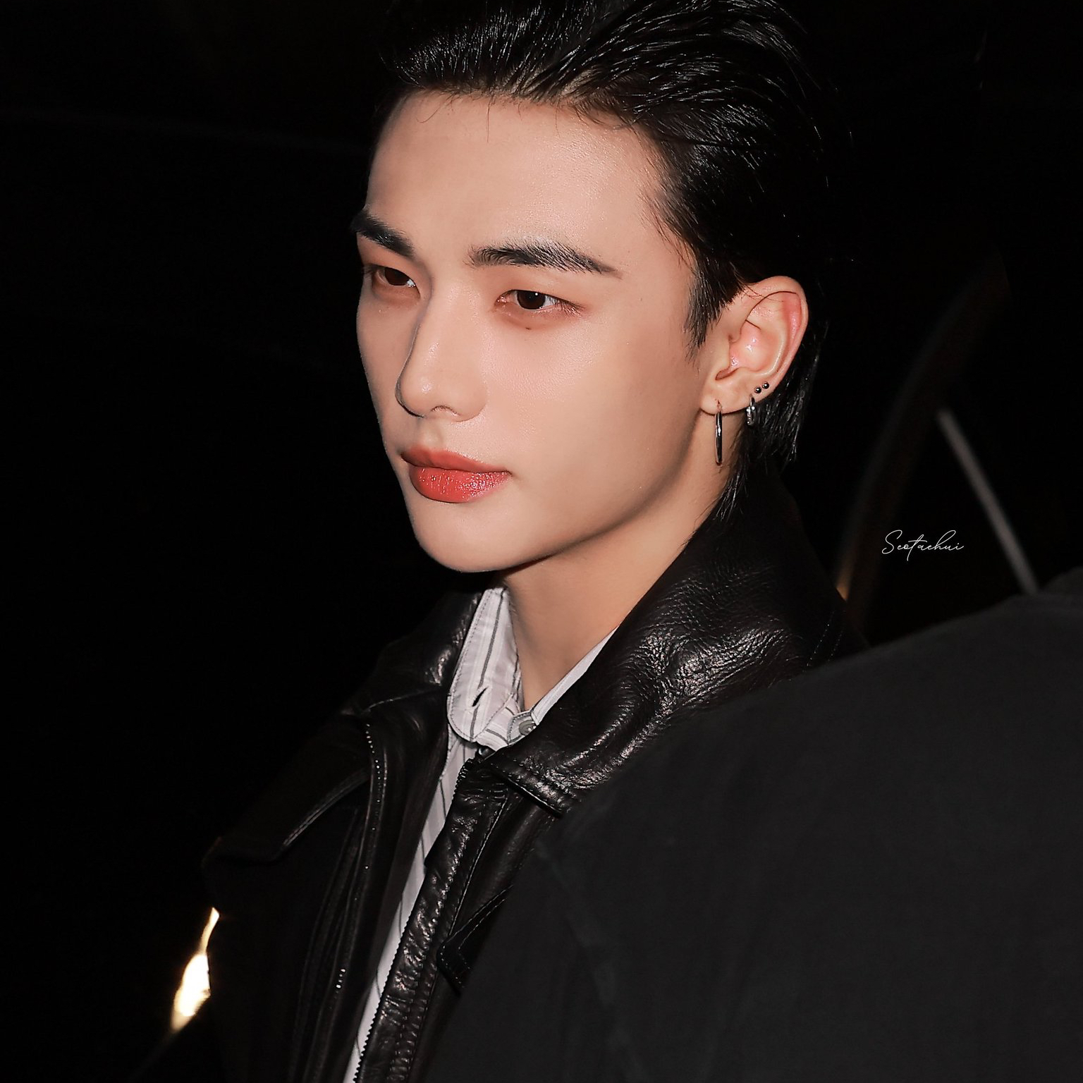 A moment captured by Hyunjin (Stray Kids)'s fan