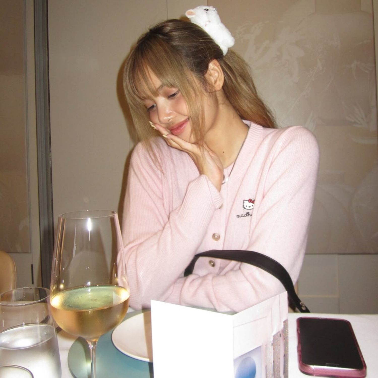 Recent activity shot of Lisa (BLACKPINK)