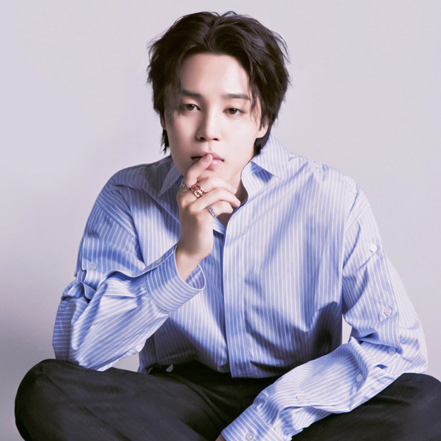 Recent activity shot of Jimin (BTS)