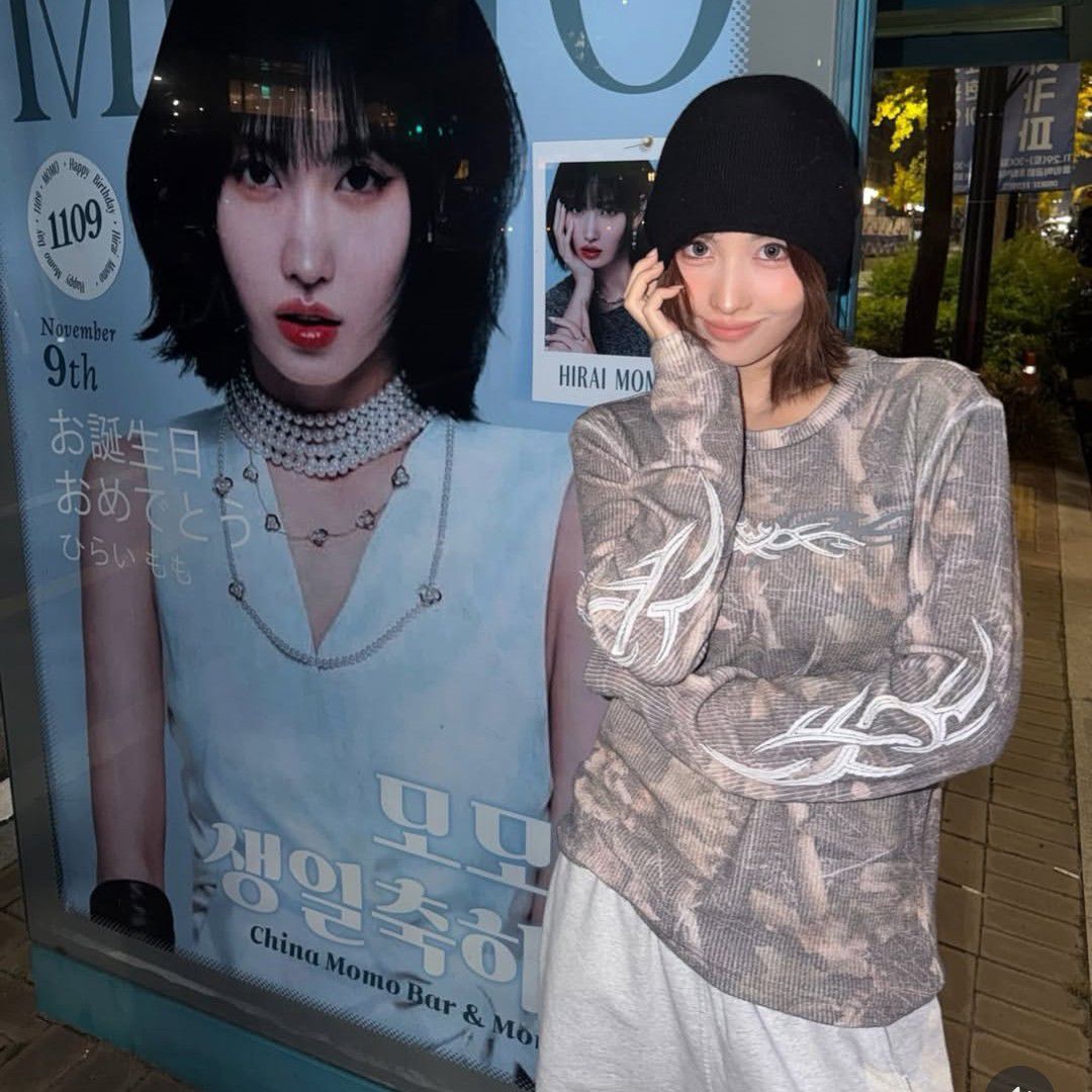 모모 (TWICE)의 비하인드 컷