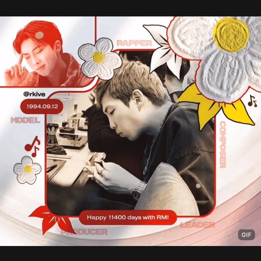 Latest photo of RM (BTS)