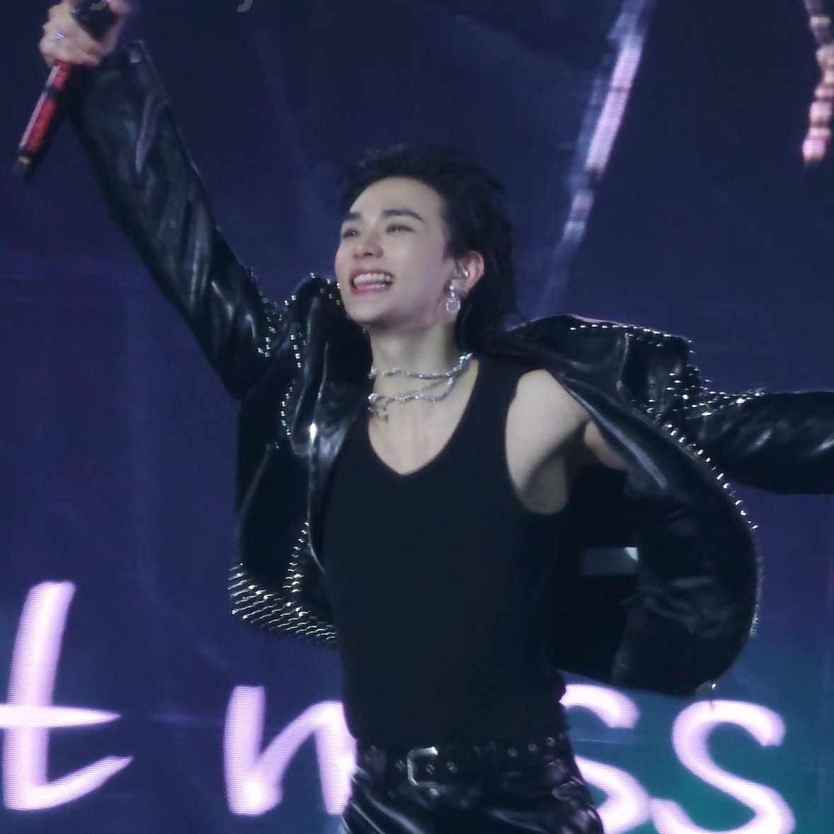 A moment captured by Hyunjin (Stray Kids)'s fan