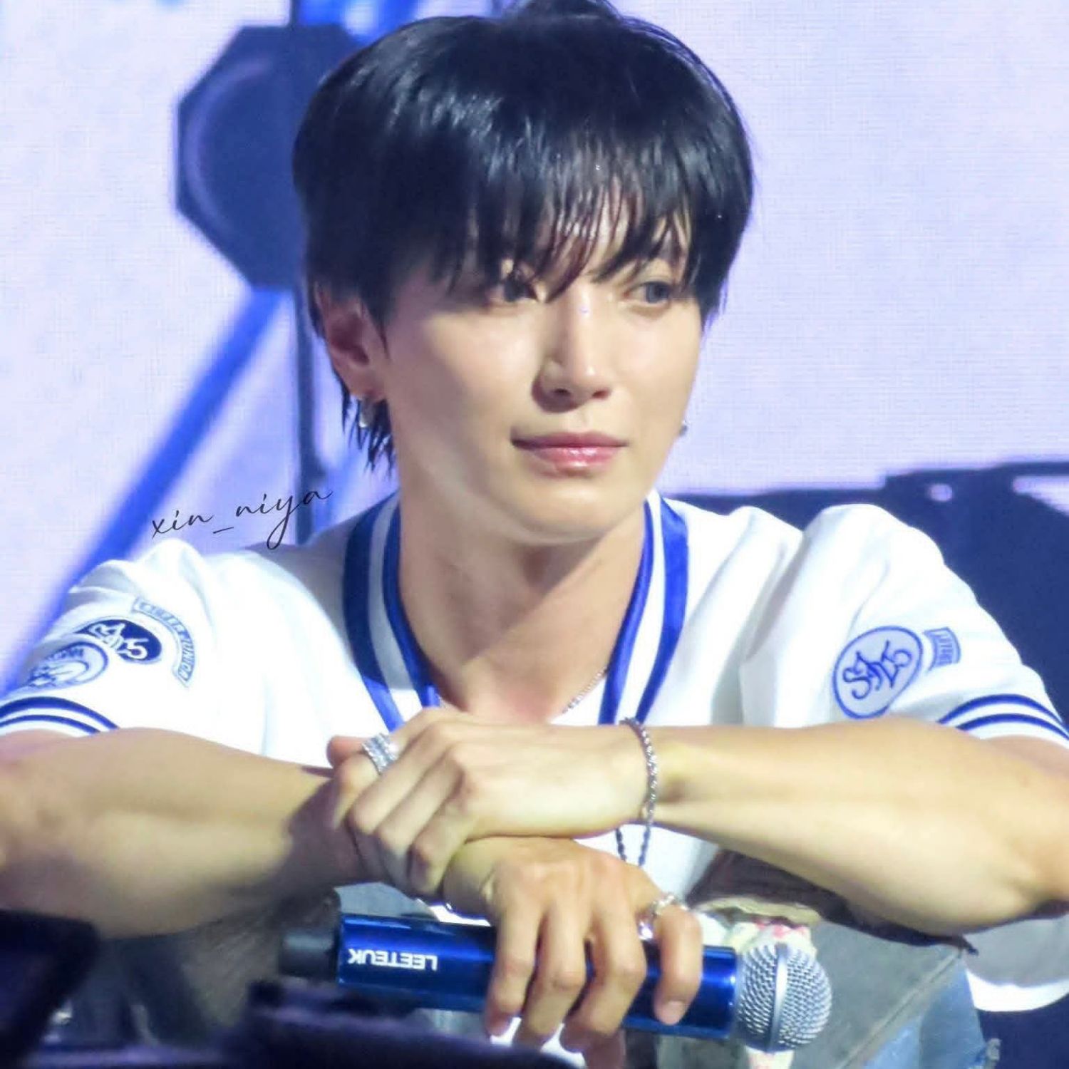 A moment captured by Leeteuk (Super Junior)'s fan
