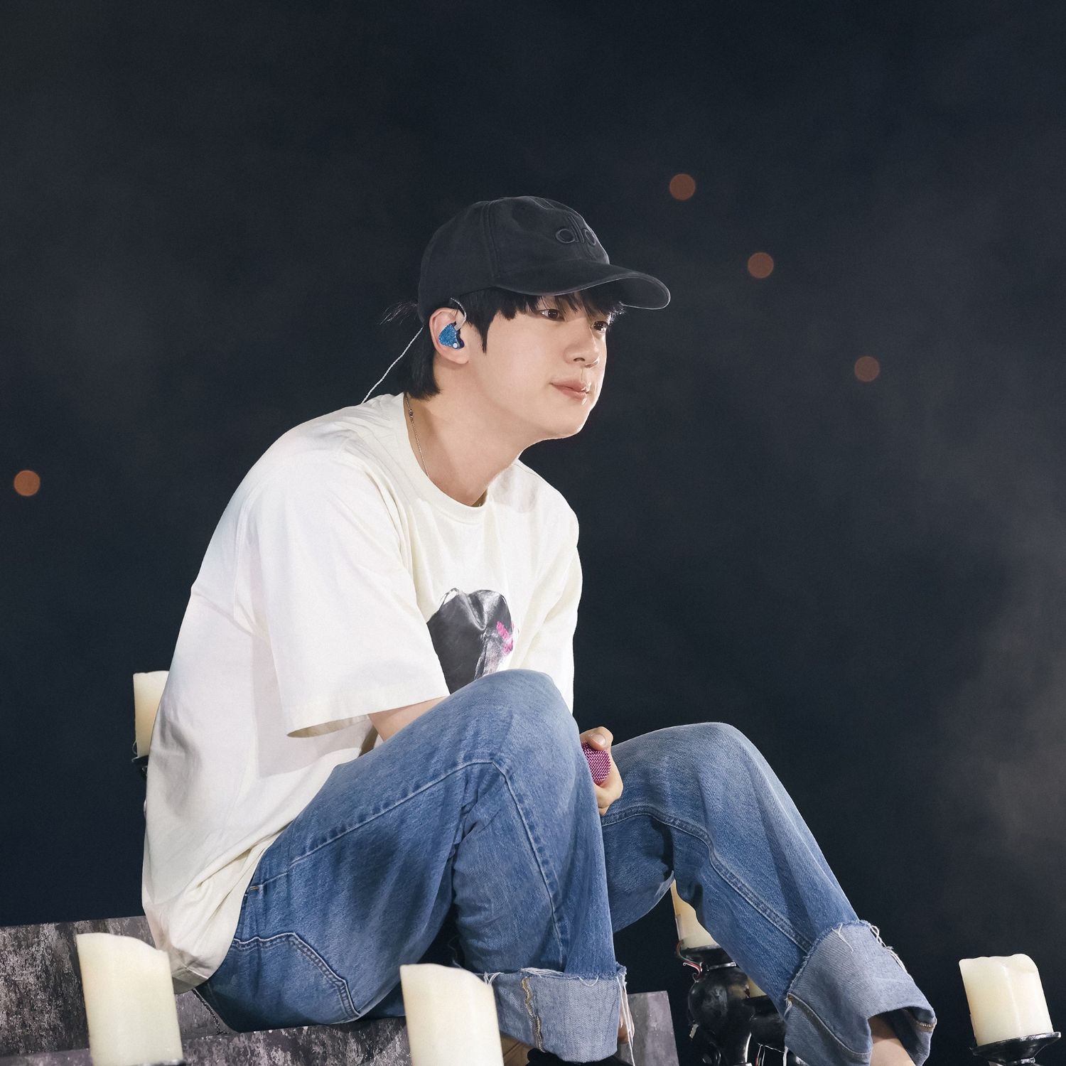 A moment captured by Jin (BTS)'s fan