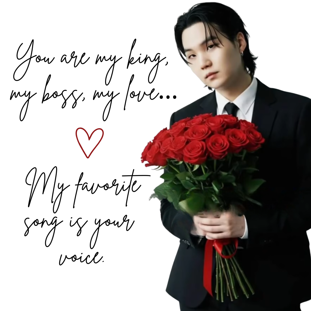A moment captured by SUGA (BTS)'s fan