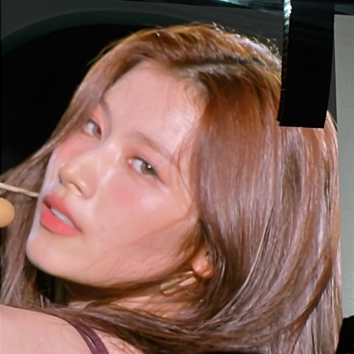 A moment captured by Sana (TWICE)'s fan