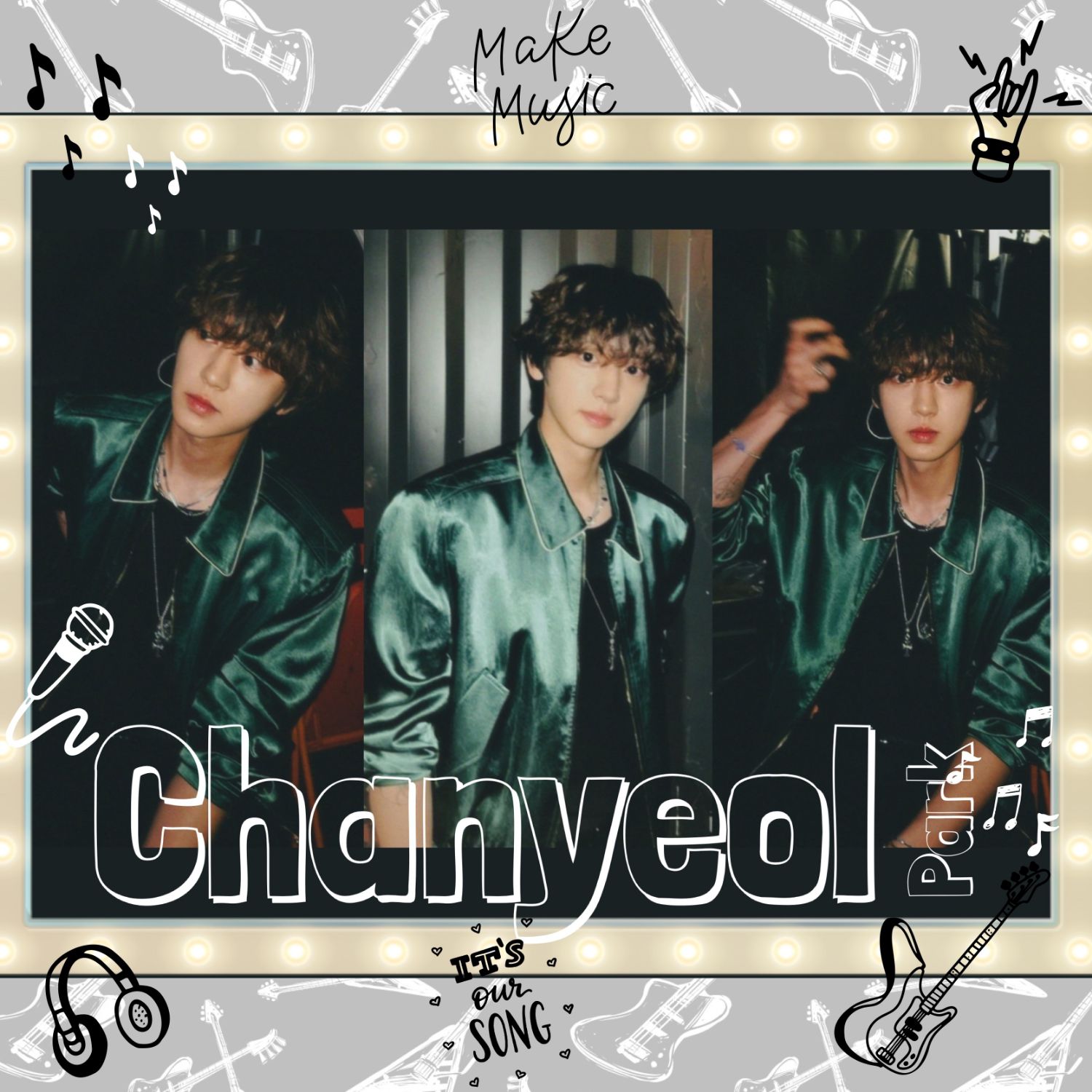 Recent activity shot of Chanyeol (EXO)