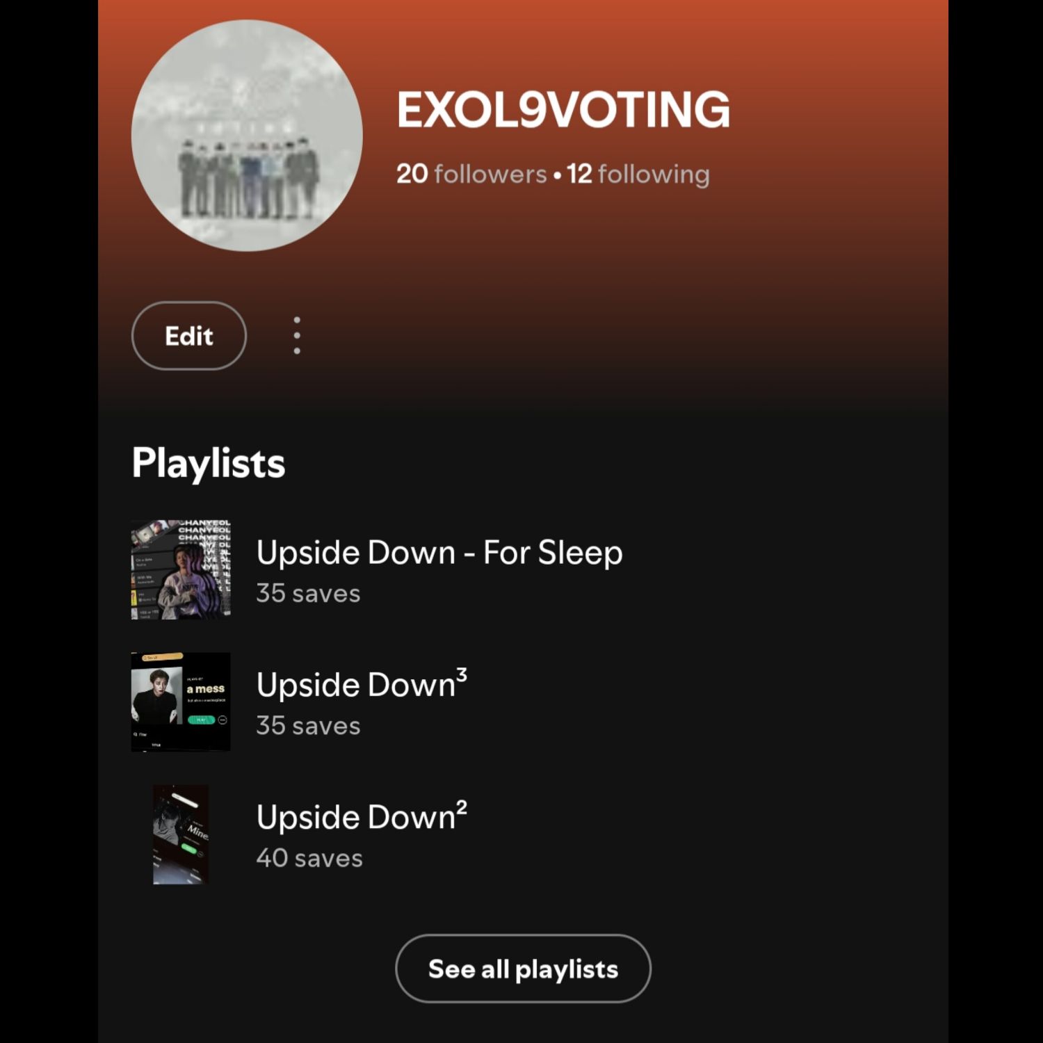 Latest photo of EXO