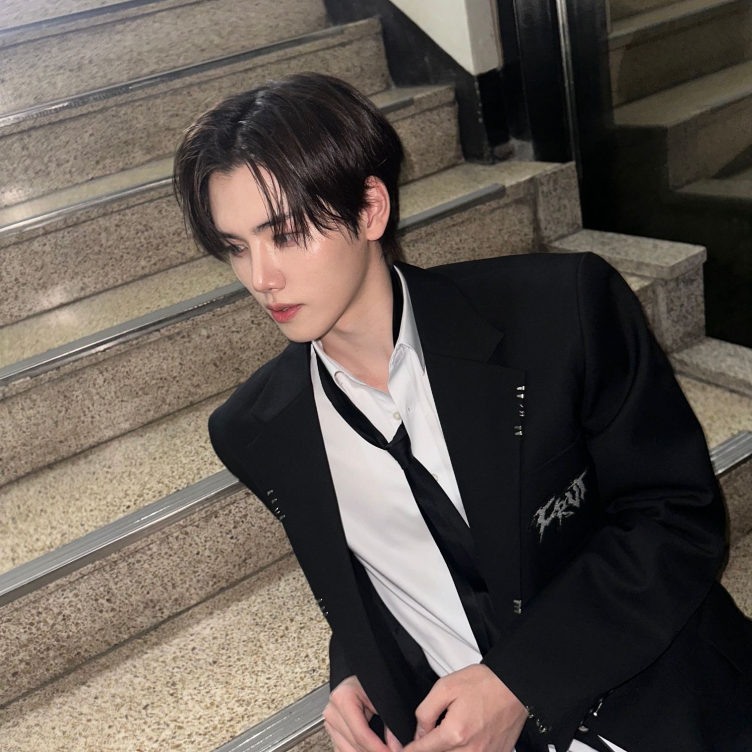 A moment captured by Minhee (CRAVITY)'s fan