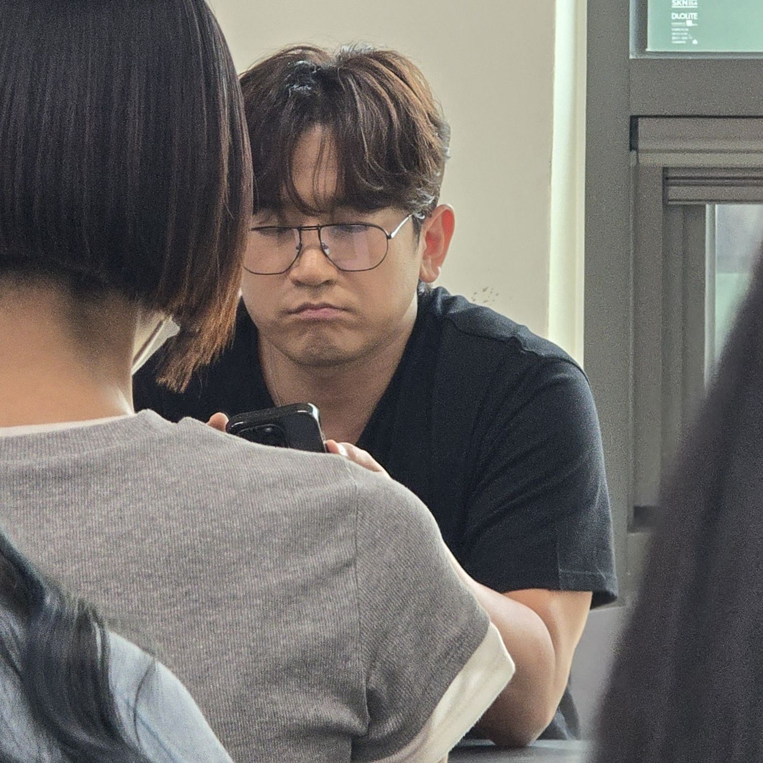 A moment captured by Lee Minwoo (SHINHWA)'s fan