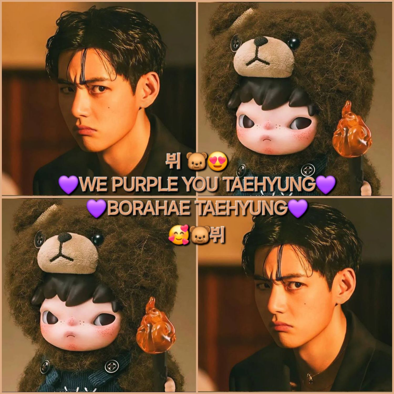 A moment captured by V (BTS)'s fan