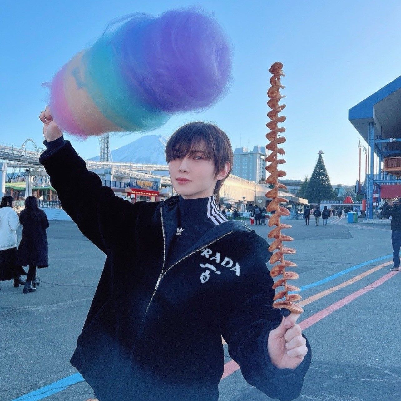 A moment captured by Yeosang (ATEEZ)'s fan