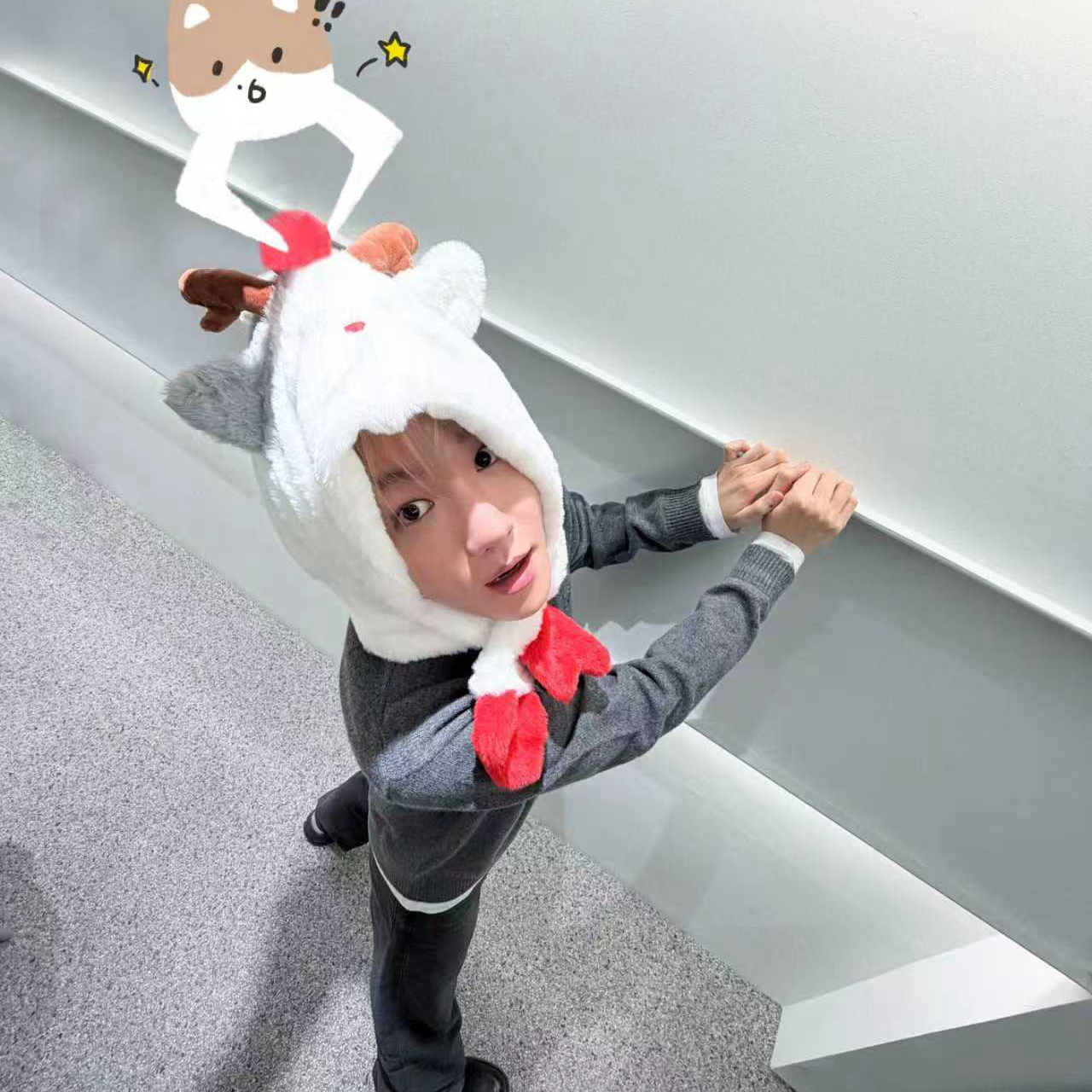 백현 (EXO)의 비하인드 컷