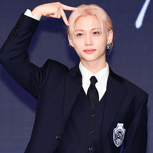 A moment captured by Stray Kids's fan