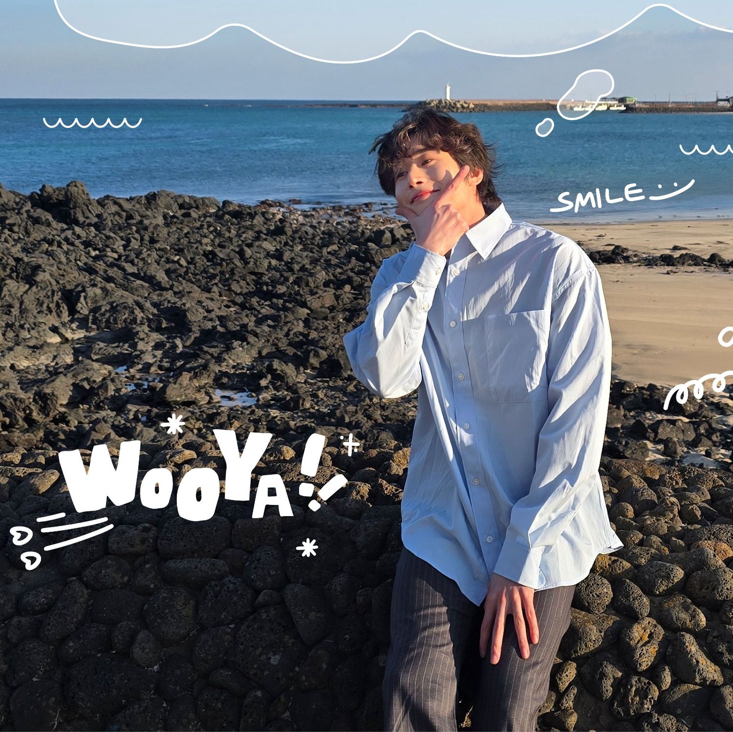 Behind-the-scenes cut of Han Seungwoo