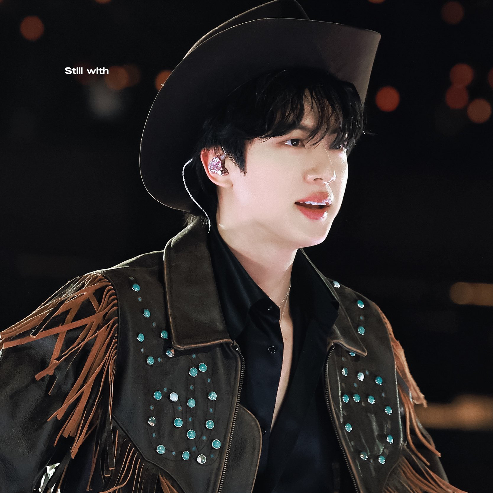 Recent activity shot of Jin (BTS)