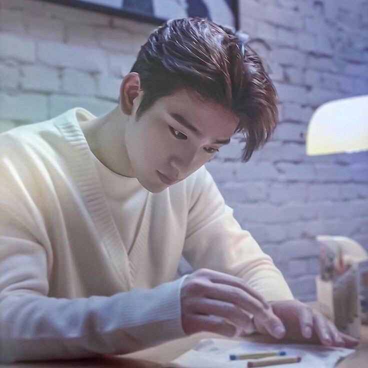 A moment captured by Jinyoung (GOT7)'s fan