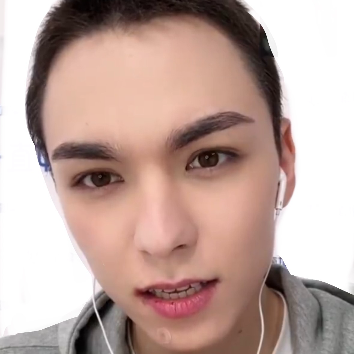 Recent activity shot of Vernon (SEVENTEEN)