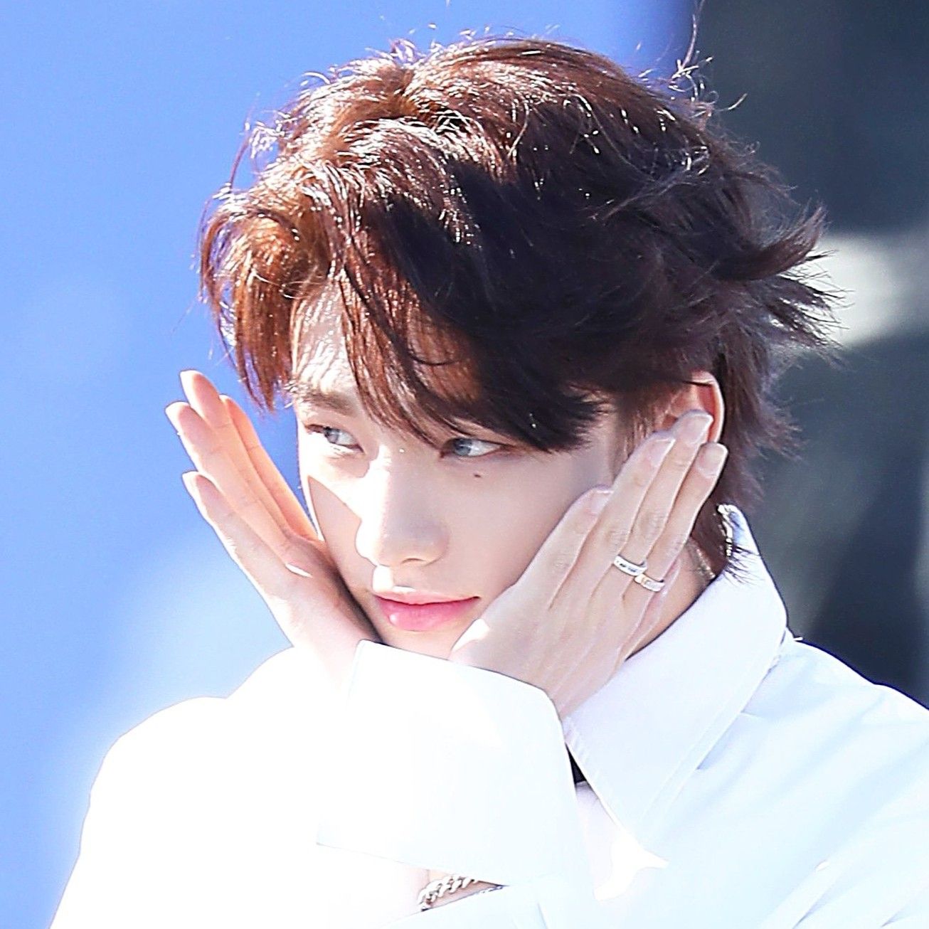 Behind-the-scenes cut of Hyunjin (Stray Kids)