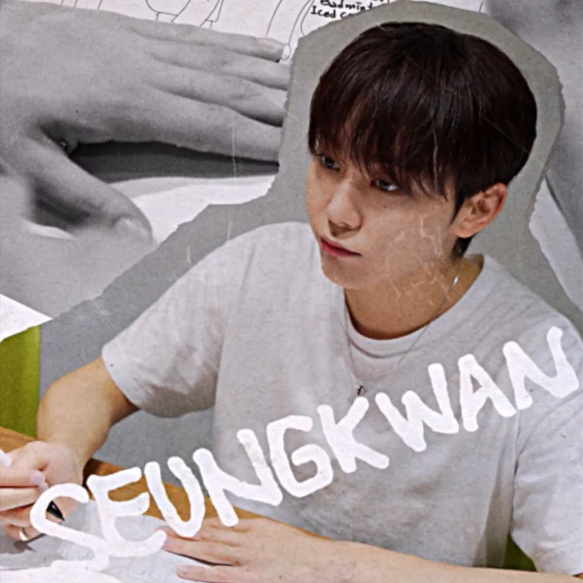 A moment captured by Seungkwan (SEVENTEEN)'s fan