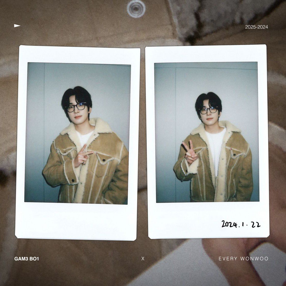 A moment captured by Wonwoo (SEVENTEEN)'s fan