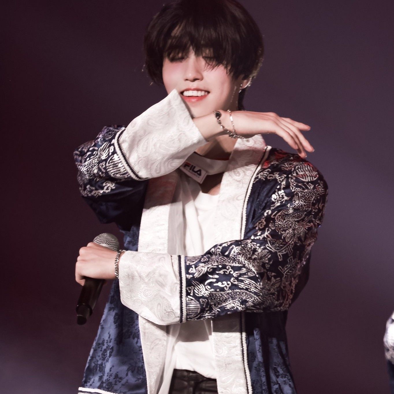 A moment captured by HAN (Stray Kids)'s fan