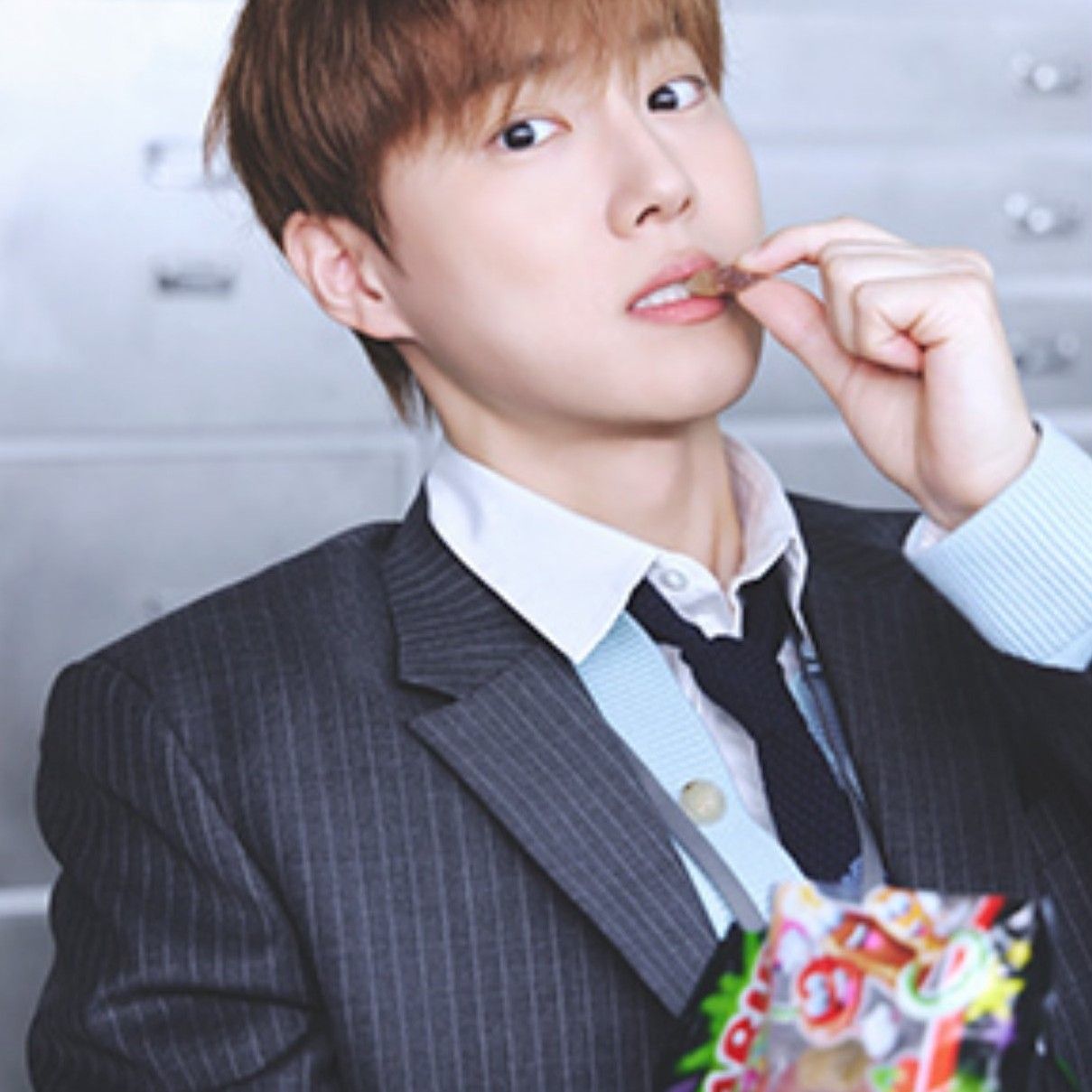 Recent activity shot of Suho (EXO)