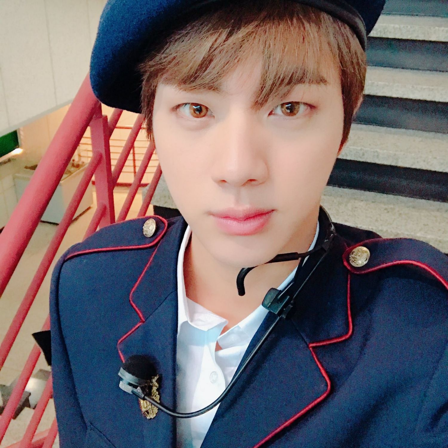 A moment captured by Jin (BTS)'s fan