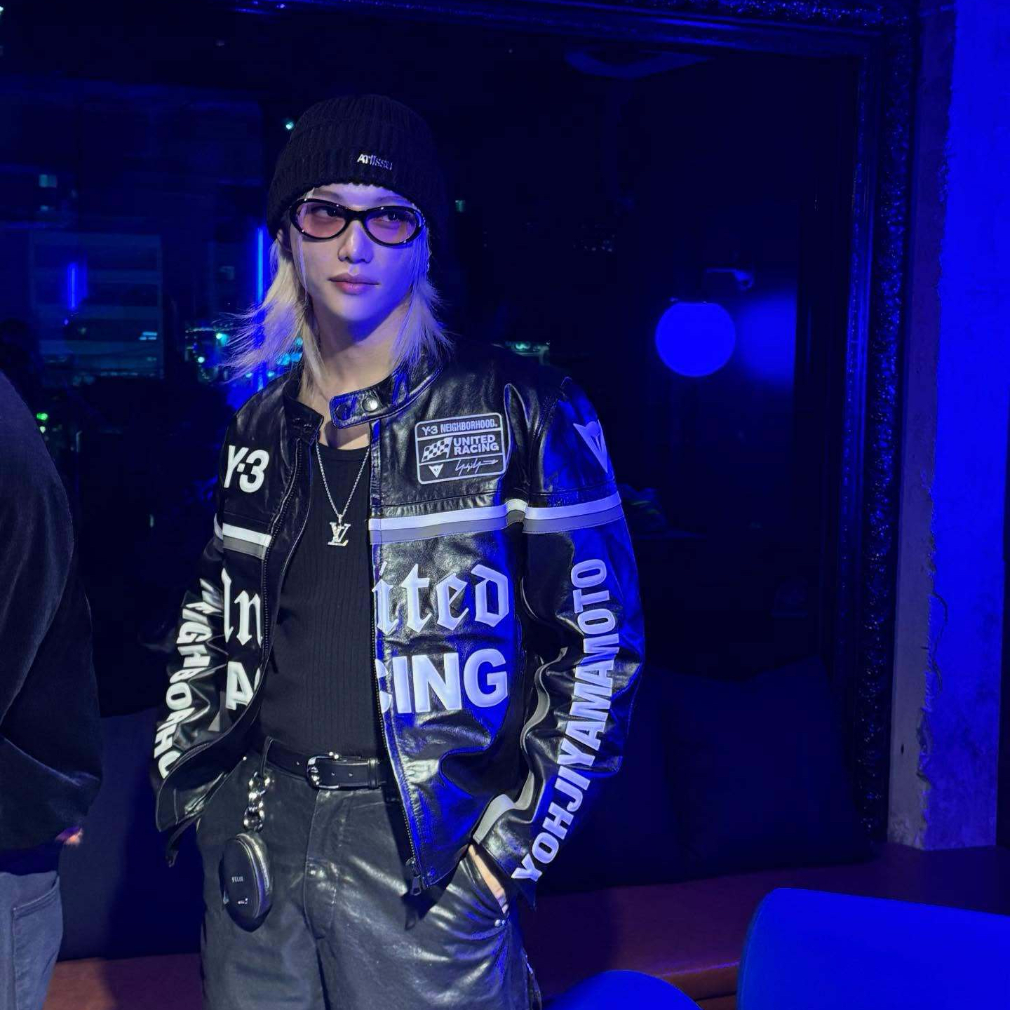 A moment captured by Felix (Stray Kids)'s fan