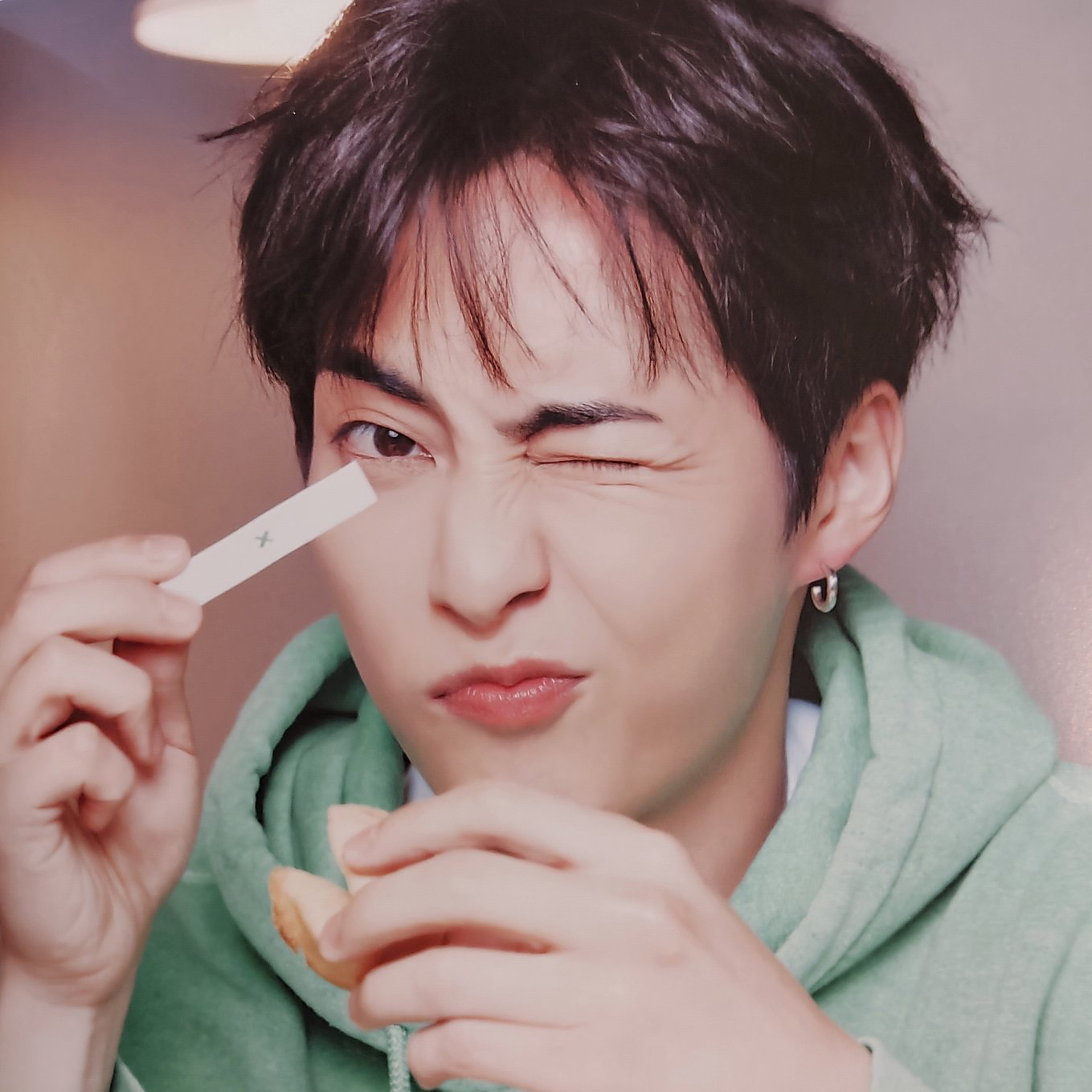 Recent activity shot of Xiumin (EXO)