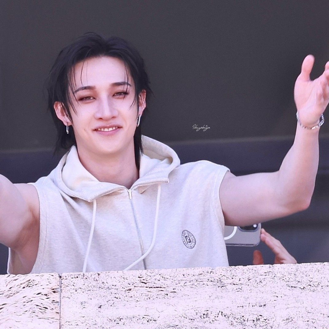 Recent activity shot of Bang Chan (Stray Kids)