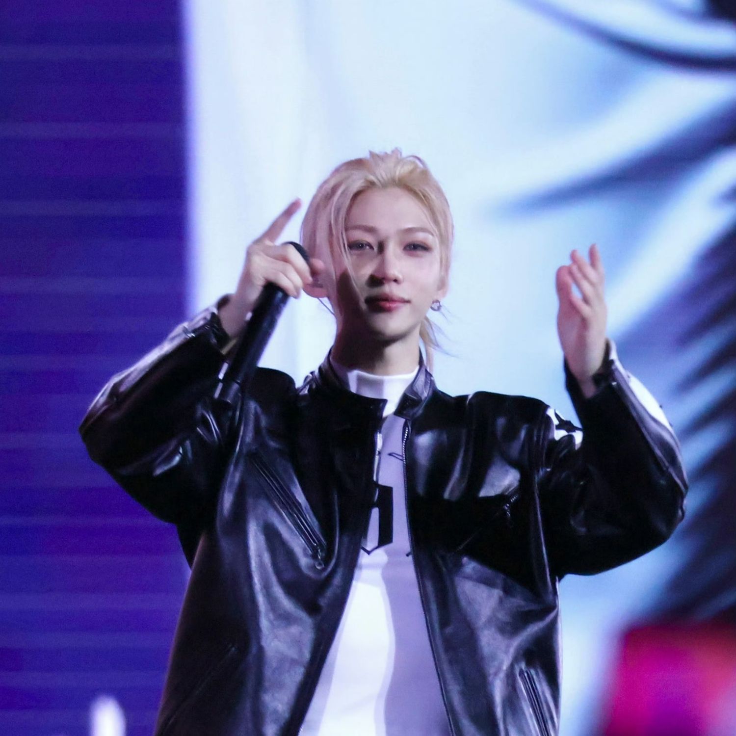 Recent activity shot of Felix (Stray Kids)