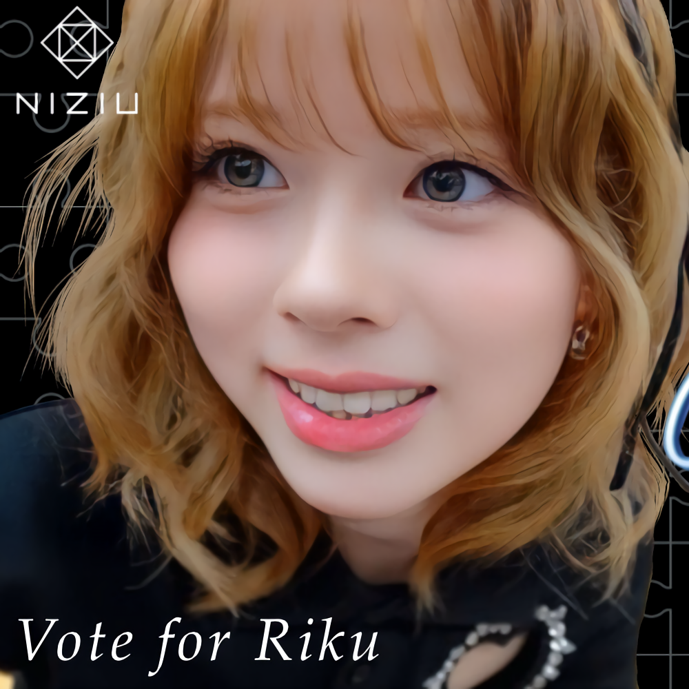 Behind-the-scenes cut of Riku (NiziU)