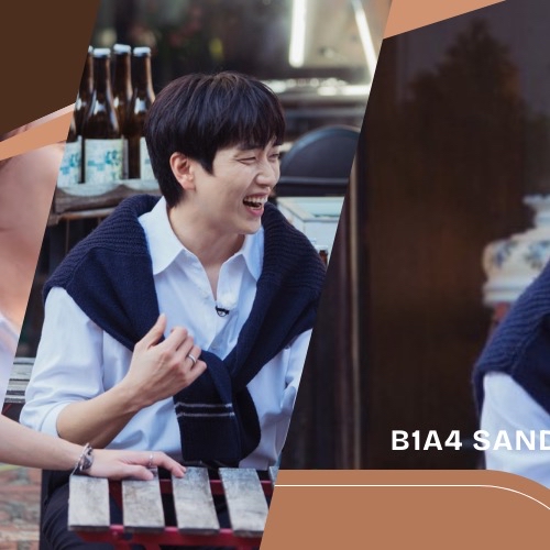 A moment captured by Sandeul (B1A4)'s fan