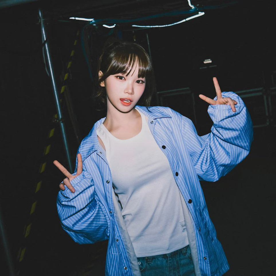 Behind-the-scenes cut of Kim Chaewon (LE SSERAFIM)