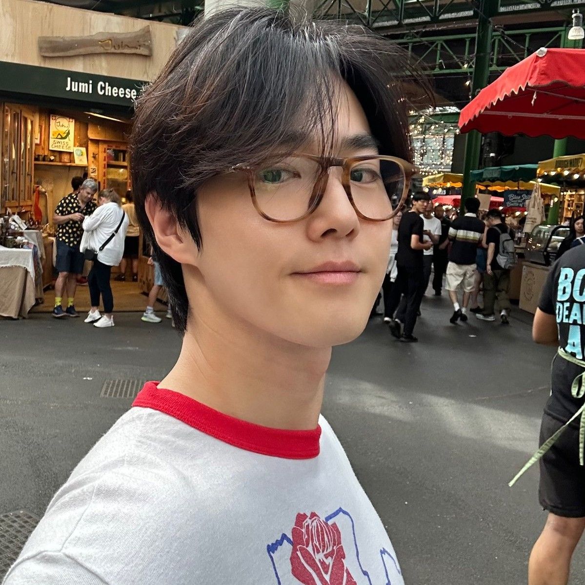 Recent activity shot of Suho (EXO)
