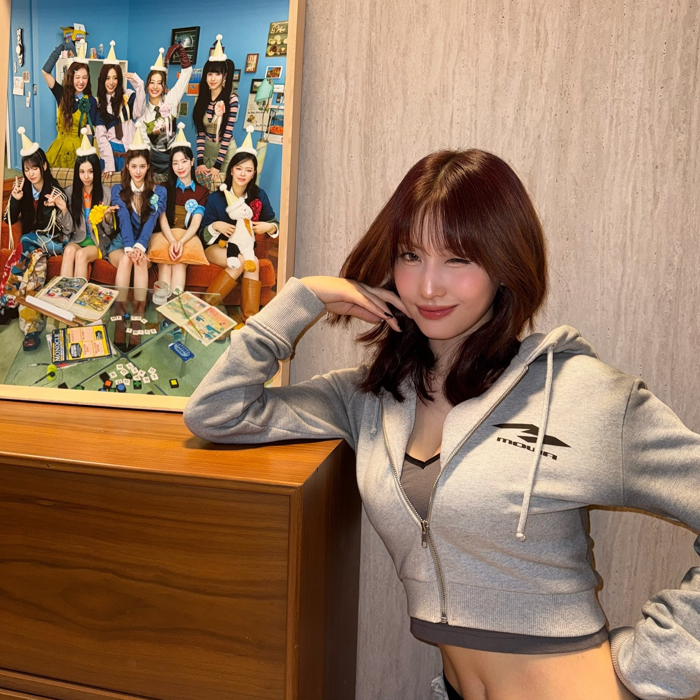 Momen yang diabadikan oleh penggemar Momo (TWICE)