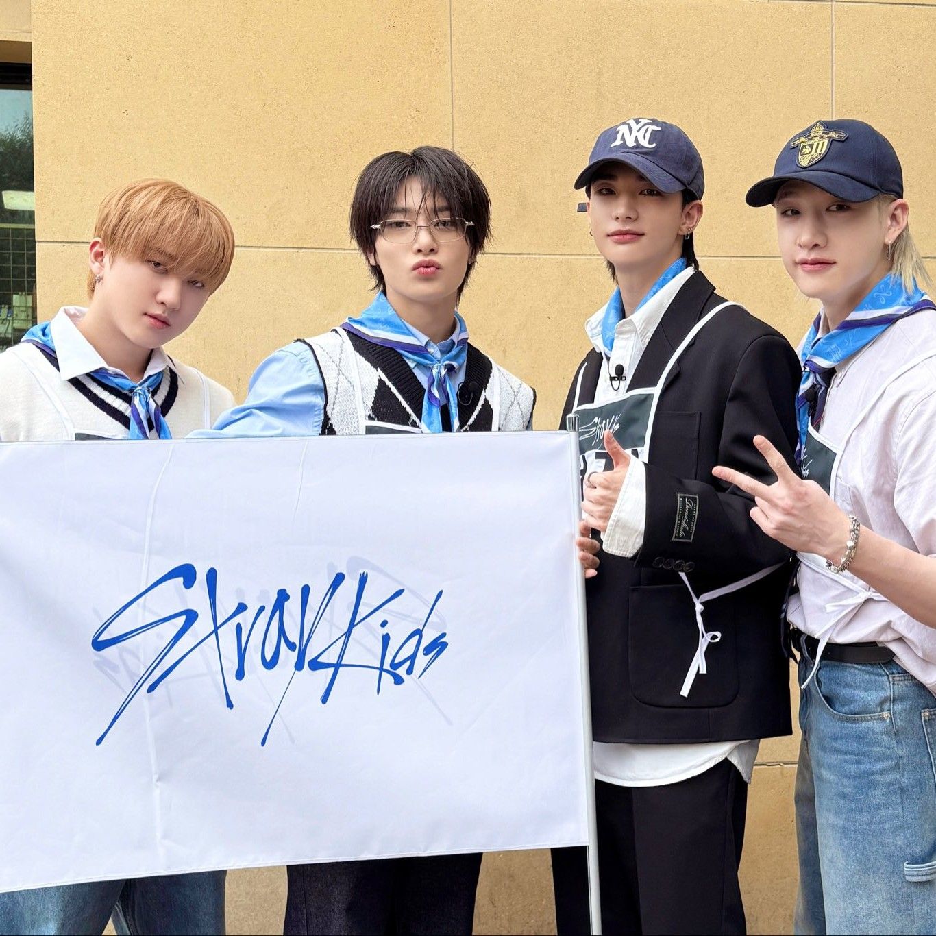 Momen yang diabadikan oleh penggemar I.N (Stray Kids)