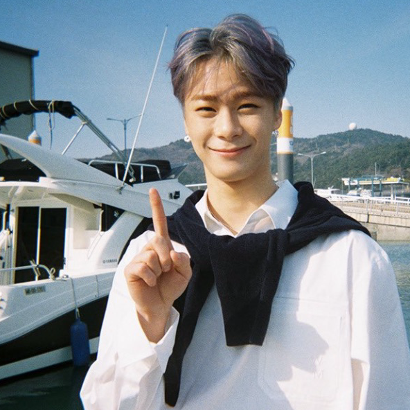 Recent activity shot of Moonbin (ASTRO)