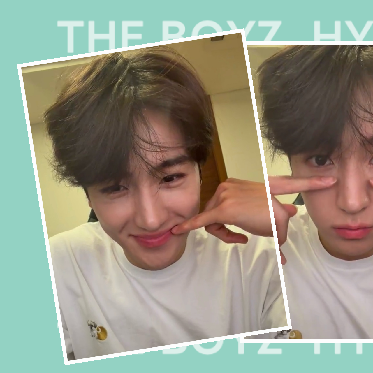 Behind-the-scenes cut of Hyunjae (THE BOYZ)