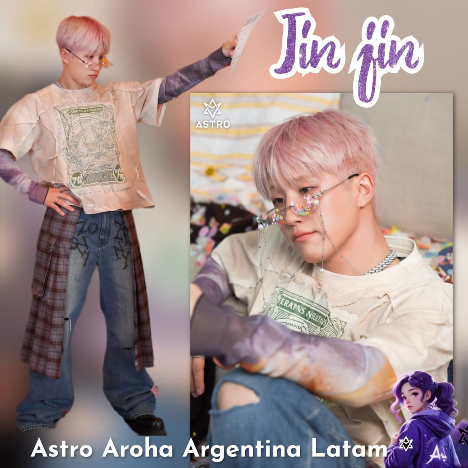 A moment captured by Jinjin (ASTRO)'s fan