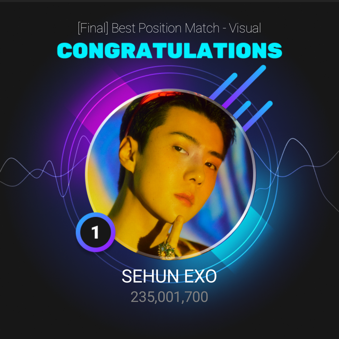Recent activity shot of Sehun (EXO)