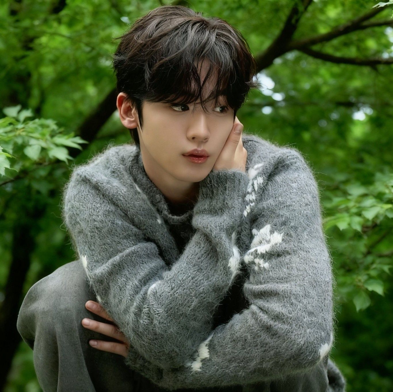 A moment captured by Kim Yohan (WEi)'s fan